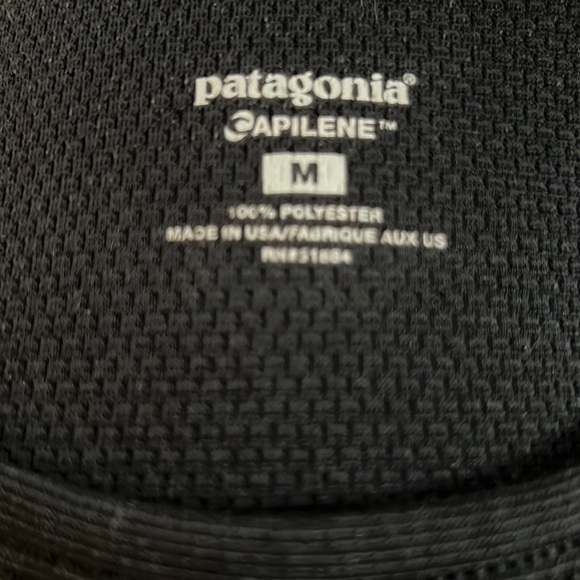 Patagonia Apilene Women’s Black Long Sleeve Shirt size Medium - Picture 2 of 4